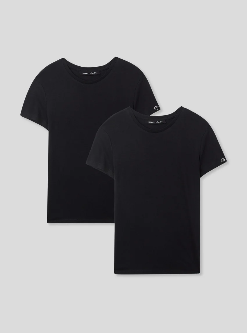 Terranova Pack 2 t-shirt basiche tinta unita