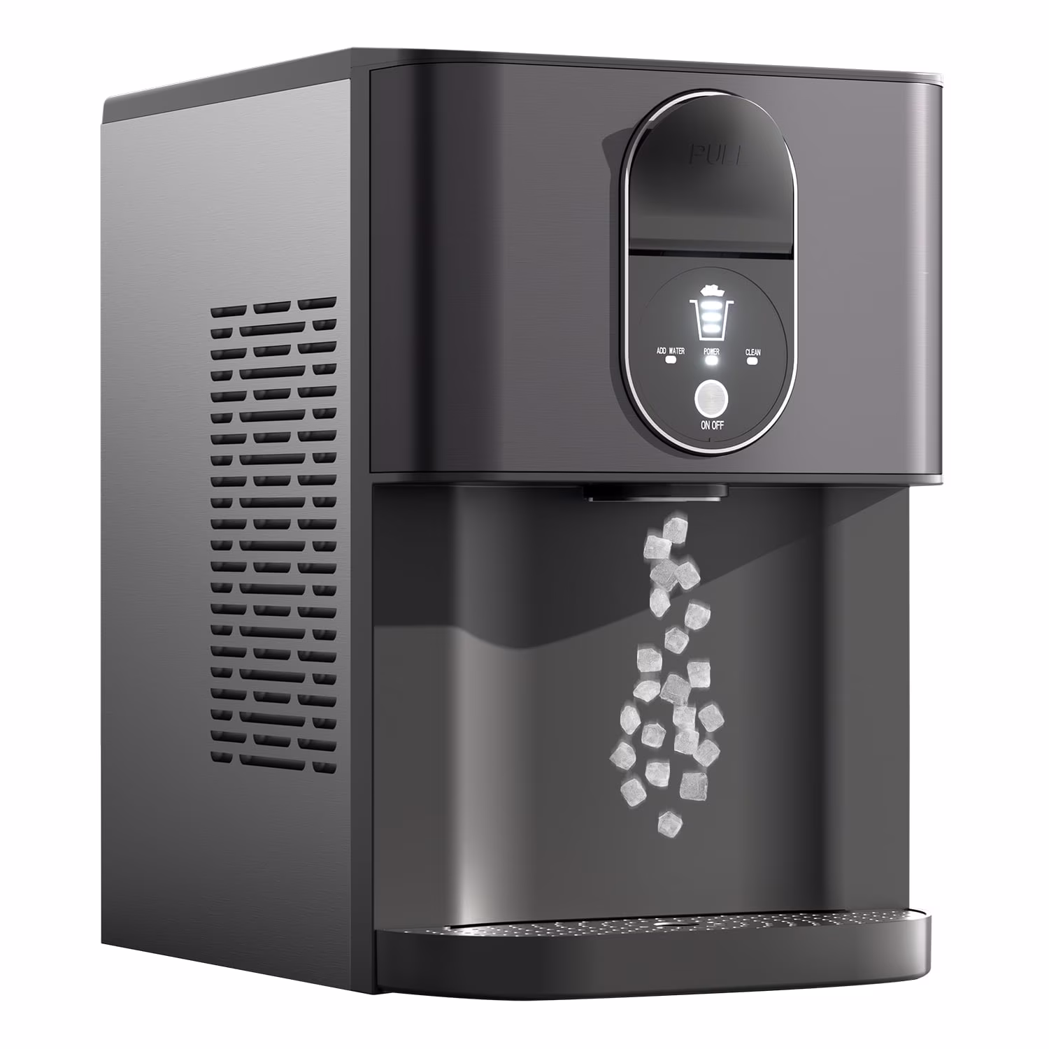 44lb Self-Dispensing Nugget Ice Maker Machine with Top Loading Water Reservoir