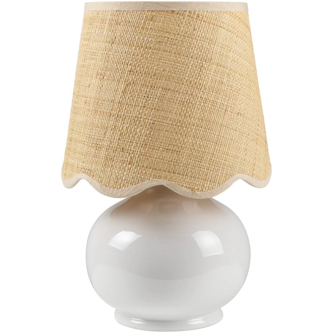 Momsen Lamp Base Color: White, Size: 13
