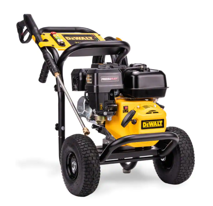 Nettoyeur haute pression à essence DEWALT 3400 PSI 2,5 GPM à eau froide avec pompe à came axiale AAA