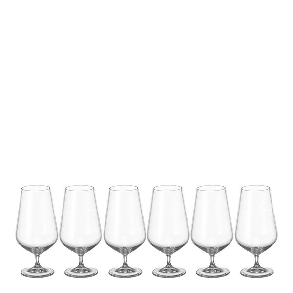 Sontell ølglass universal 55 cl 6 stk klar