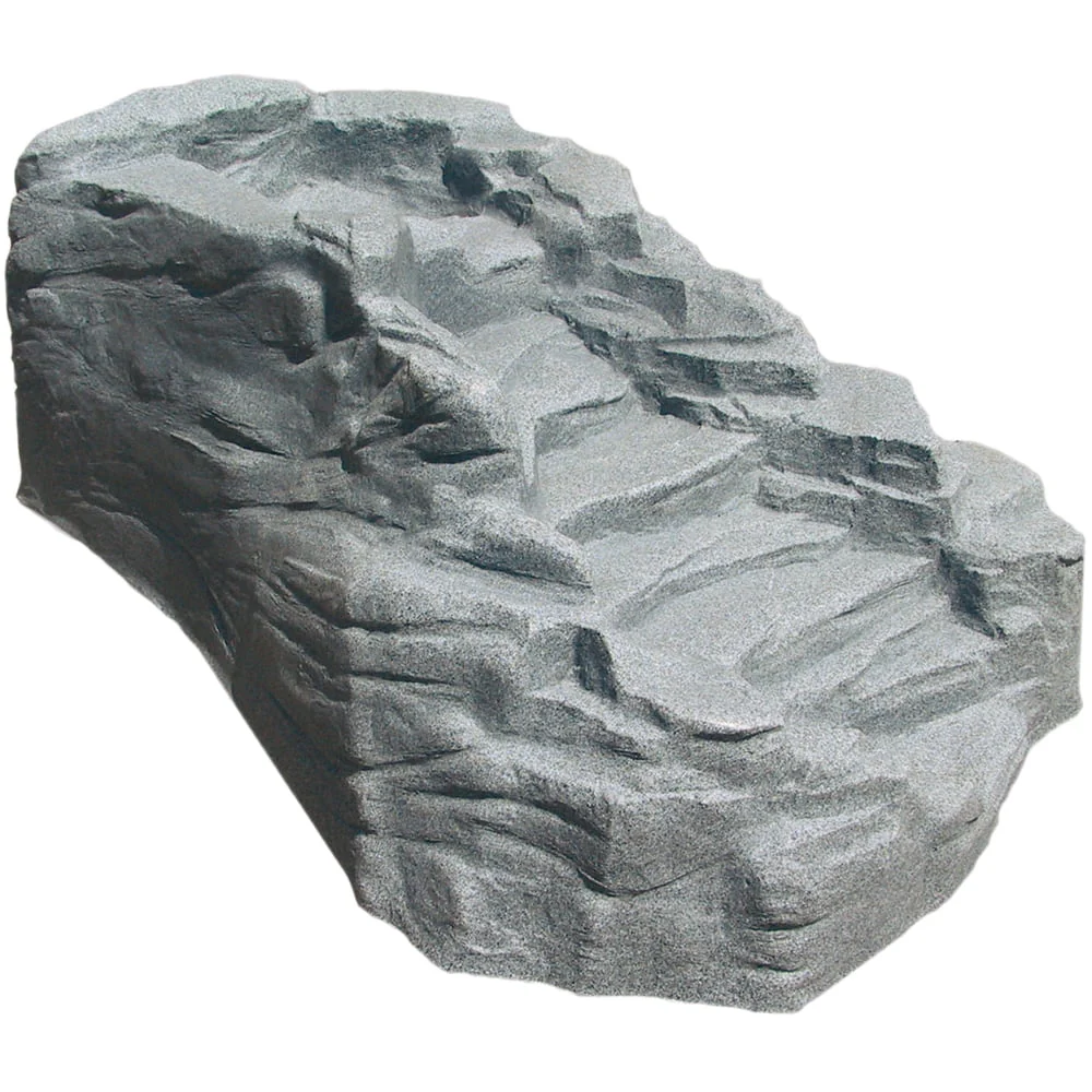 Decorative Pond Watercoarse, Tranquility Waterfall with Threaded Fitting, Charcoalstone