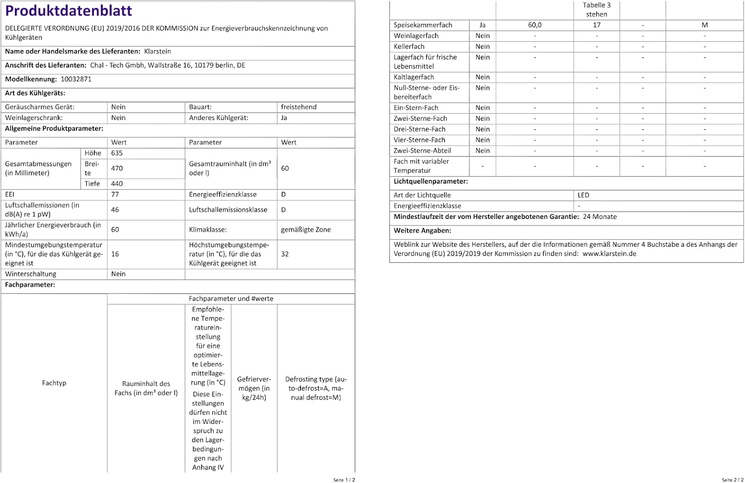 Klarstein Mini Koelkast met Glazen Deur voor Kamer, Drankenkoelkast met Verstelbare Planken, Klein 80 Liter, Indoor/Outdoor Koelkast Stil