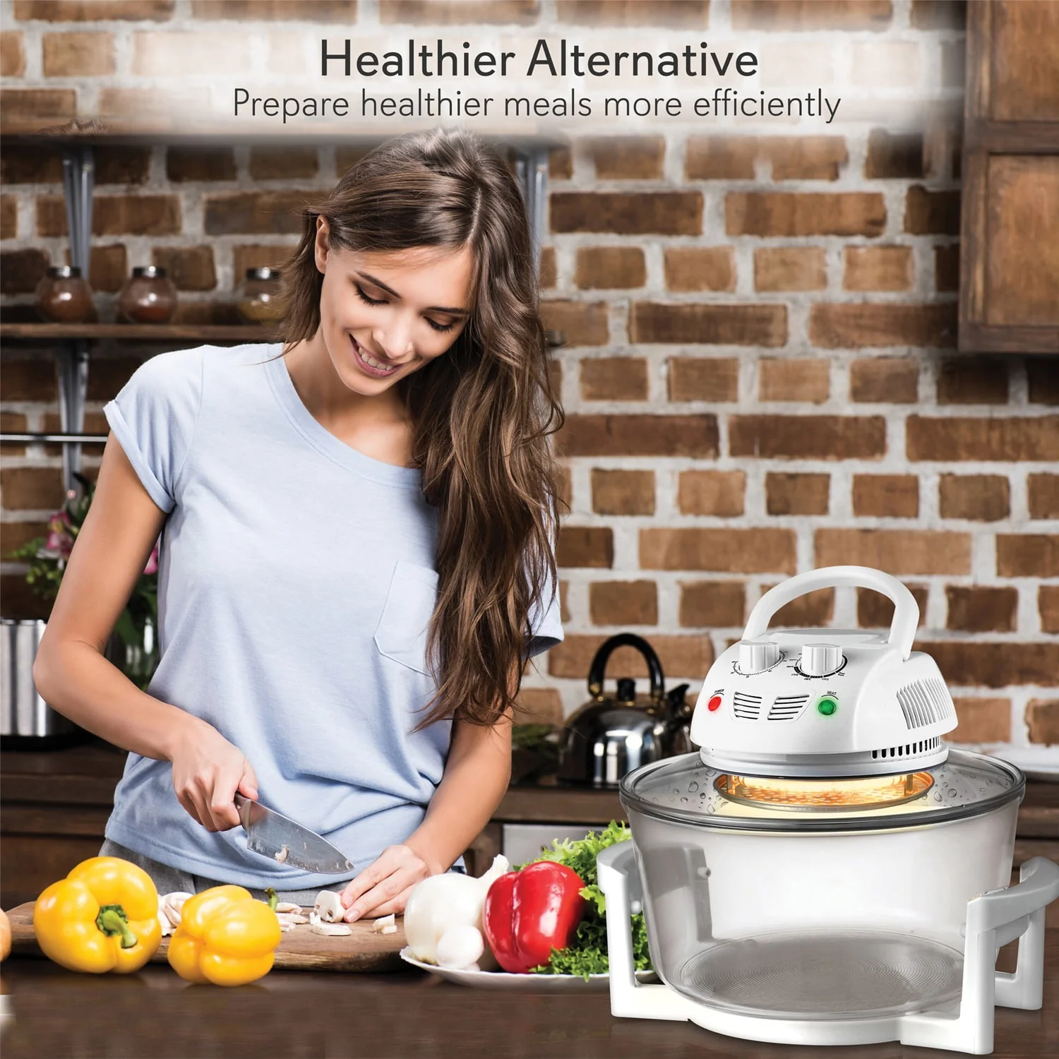 Nutrichef Halogen Oven Air - Fryer/Infrared Convection Cooker
