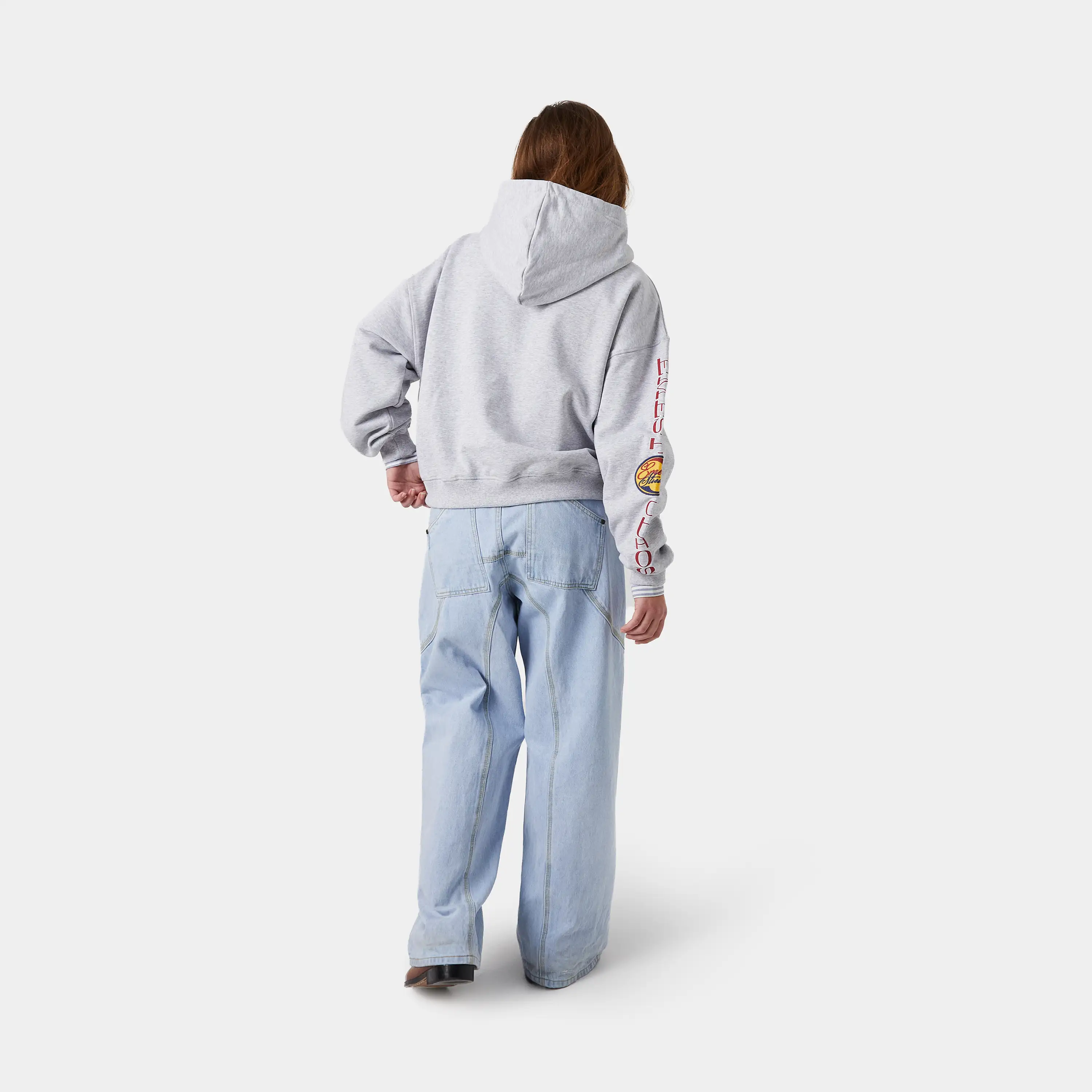 Patches Heather Grey Full Zip