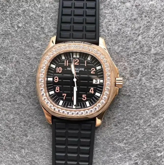 Patek Philippe Aquanaut PPF Factory Black Rubber Strap