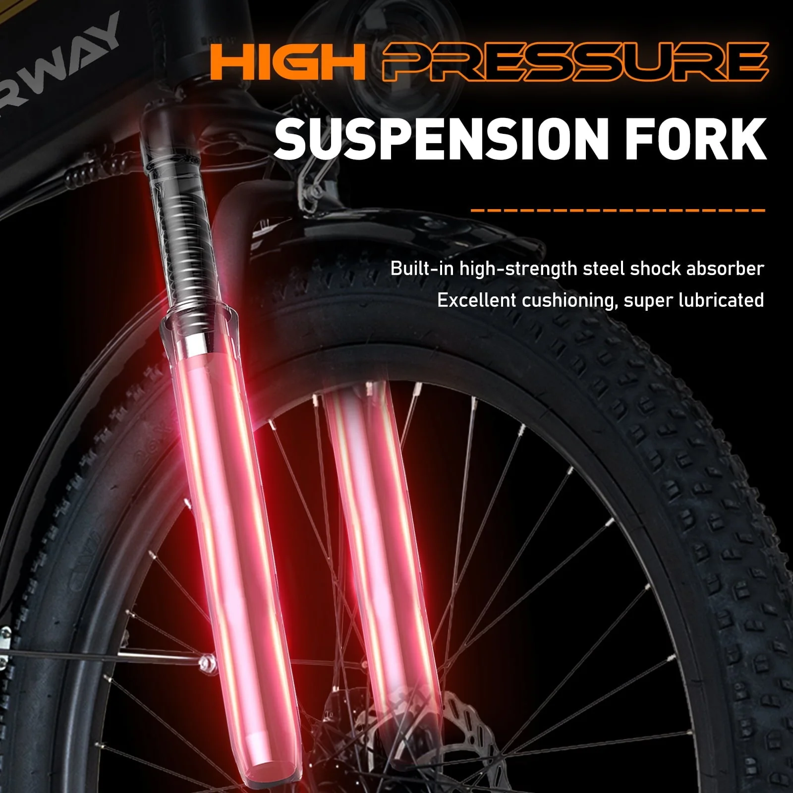 COLORWAY 26 Folding Electric Bike, 500W/12AH/36V Removable Battery, Light Aluminum Alloy E Bike, Max Speed up to 19.99MPH