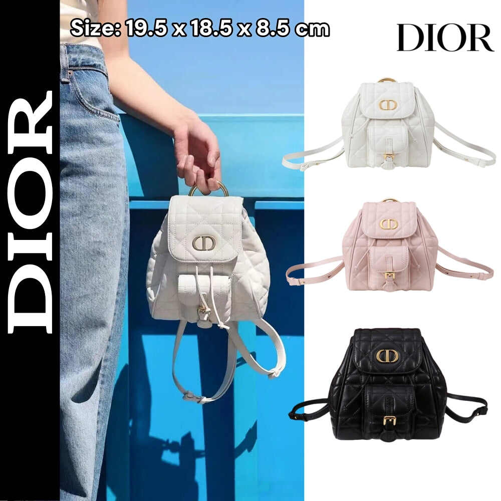 【ディオール】かわいすぎる♡ Caro バックパック スモール5色