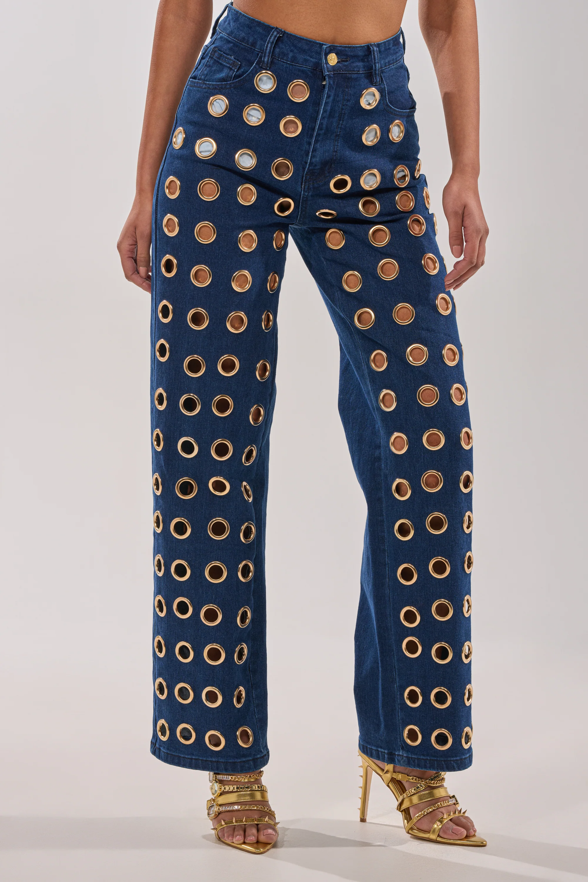 SEE THROUGH ME WIDE LEG DENIM - Akira Store