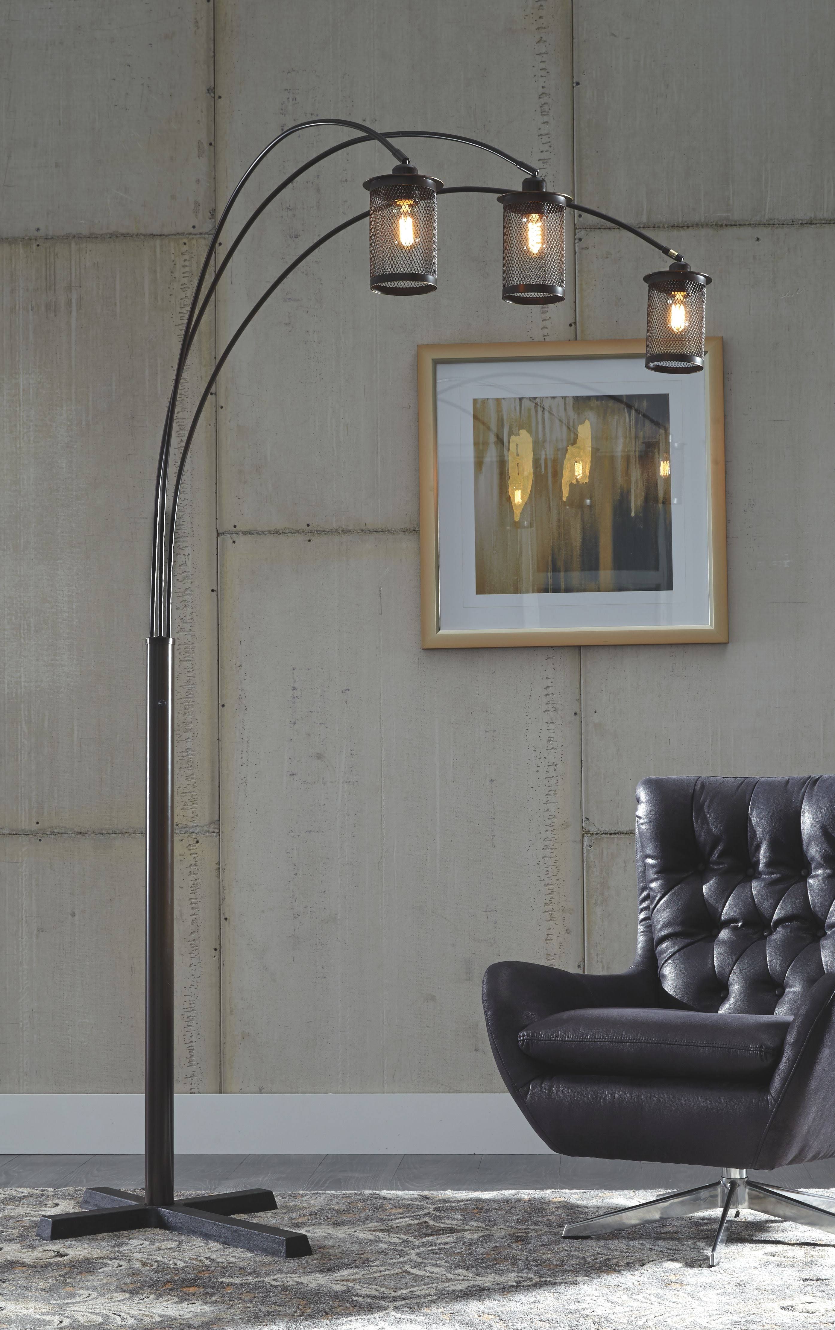 Maovesa - Bronze - Metal Arc Lamp Ashley Furniture