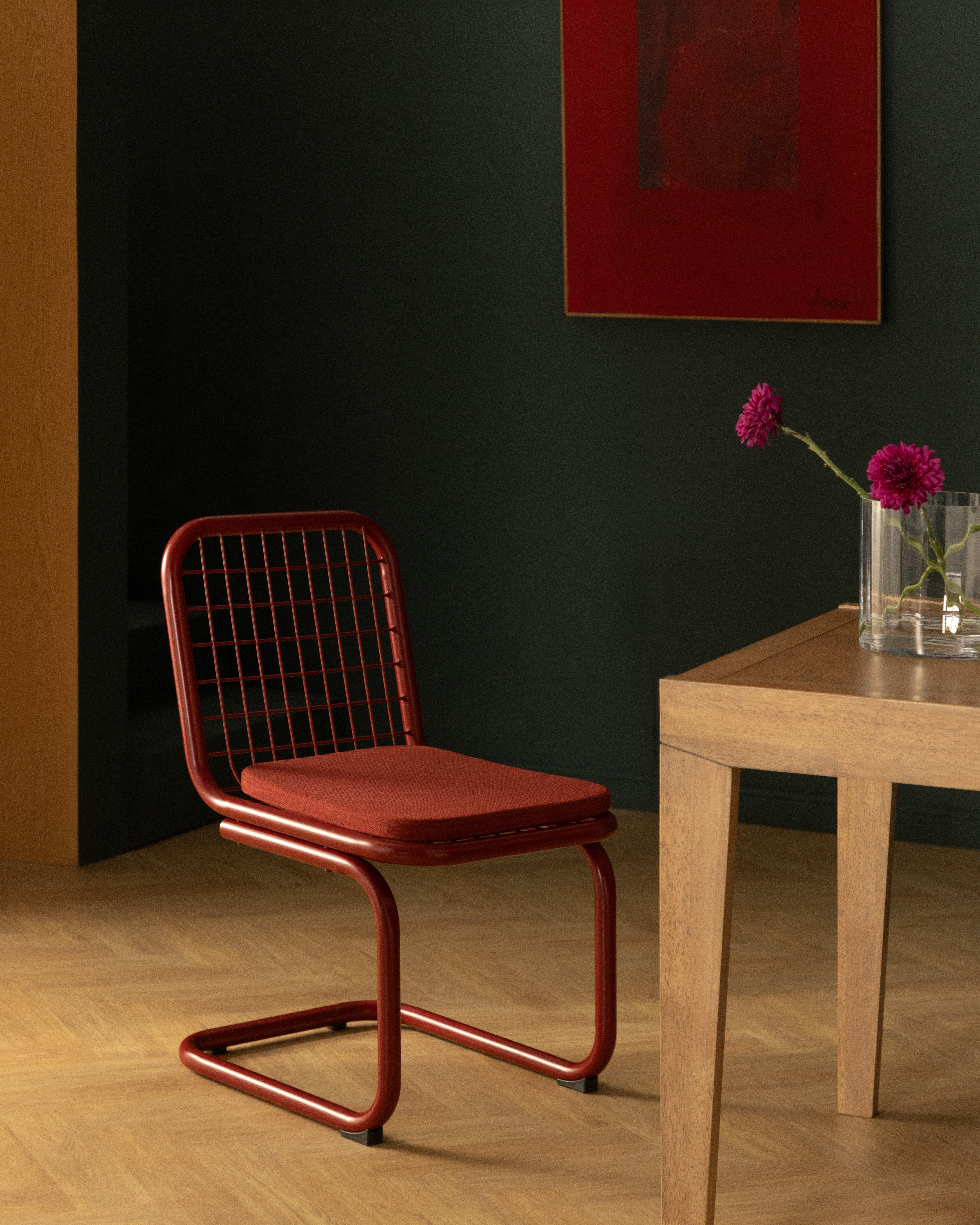 Biaritz - Pack 4 Sillas de Comedor de Metal Biaritz
