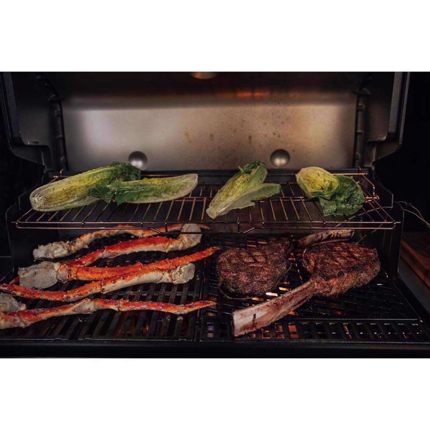 Barbecue Weber Genesis E-335 à 3 brûleurs, fonctionnant au propane liquide, bleu océan profond
