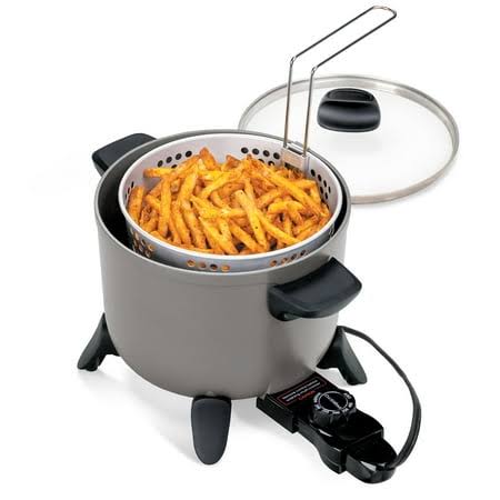 Presto Kitchen Kettle Ceramic Deep Fryer/Multi-cooker, 06021 New