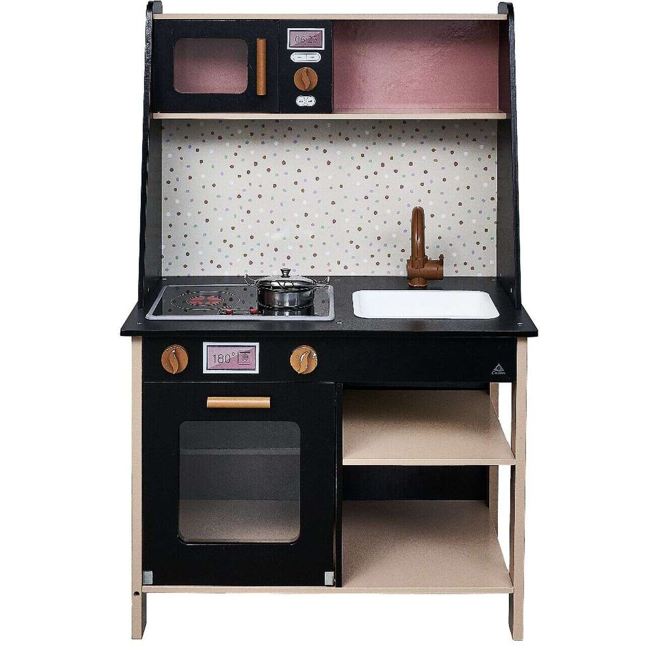 Cuisine électronique en bois L.60xP.34xH.93cm