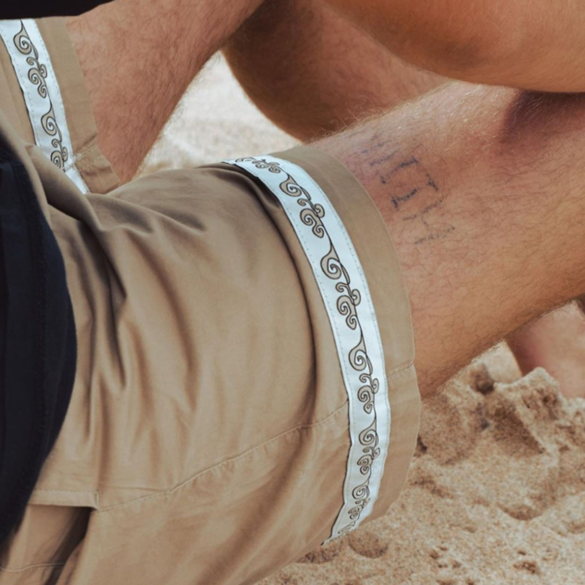 Short de surf rétro pour homme