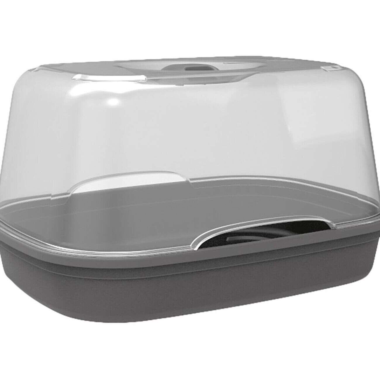 Mini serre de culture plastique gris 38x28xH20cm