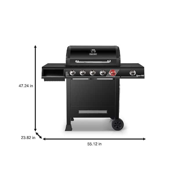 5-Burner Propane Gas Grill in Matte Black with TriVantage Multifunctional Cooking System - Image 3