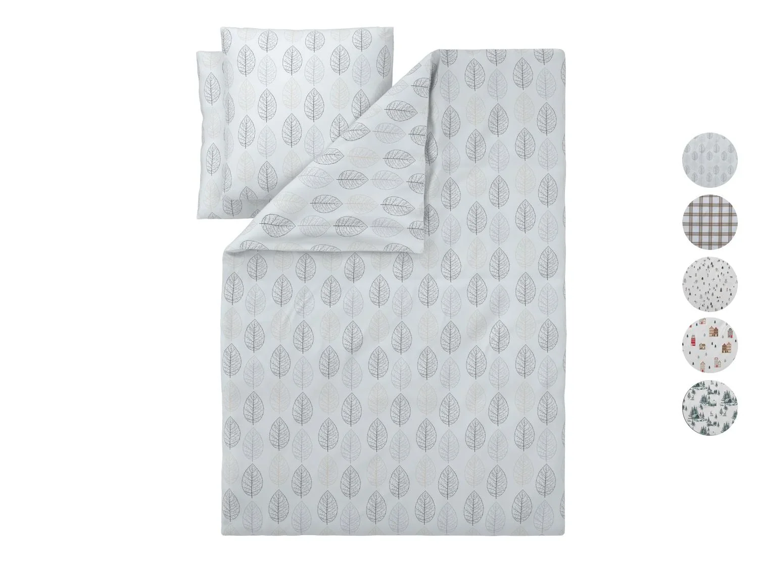 LIVARNO Parure de lit en flanelle, 240 x 220 cm
