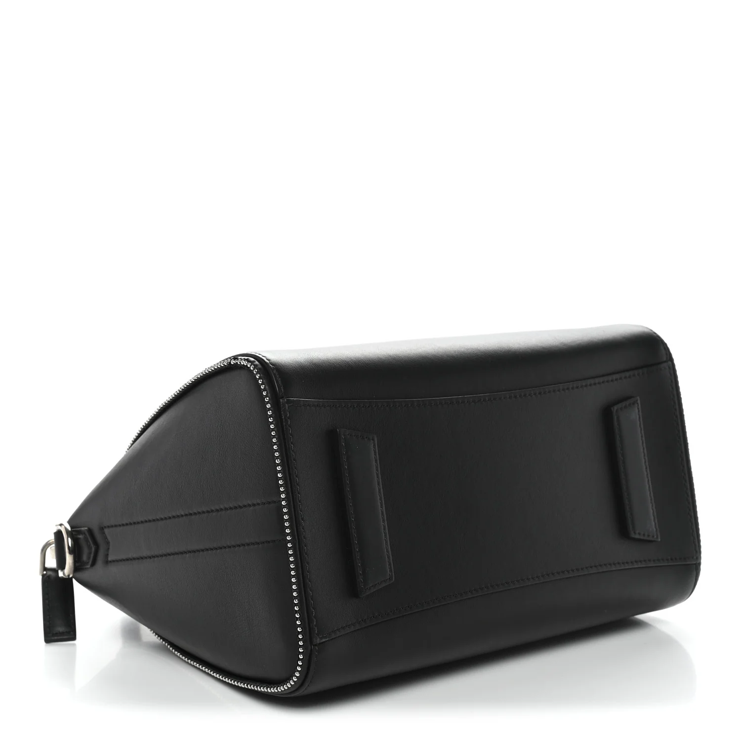 Calfskin Small Studded Antigona Black