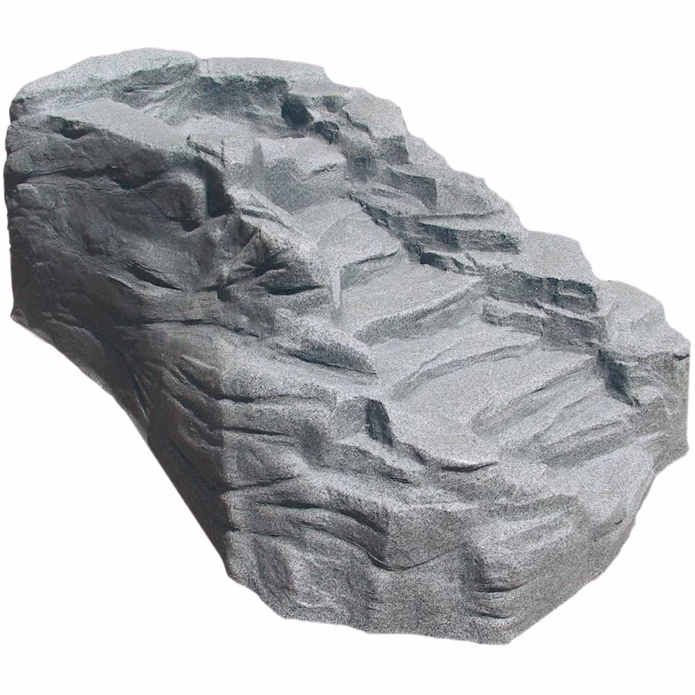 Decorative Pond Watercoarse, Tranquility Waterfall with Threaded Fitting, Charcoalstone