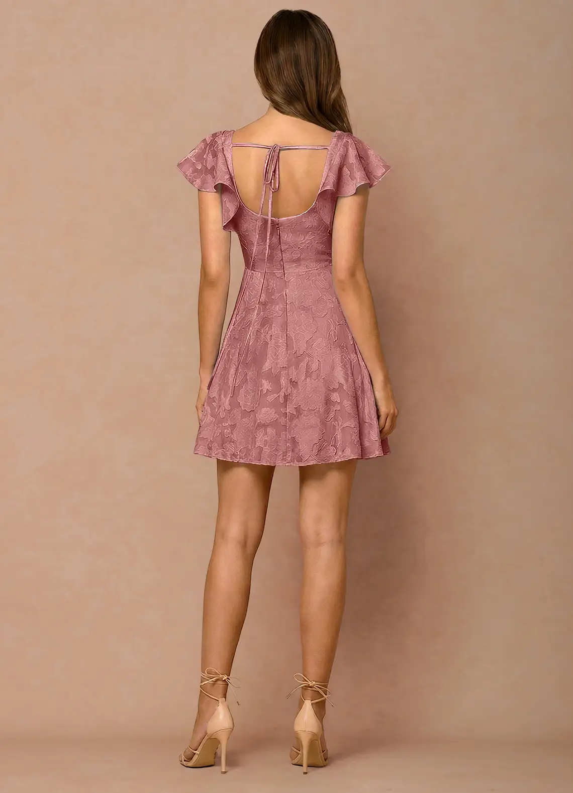 Anna Light Pink Mini Dress
