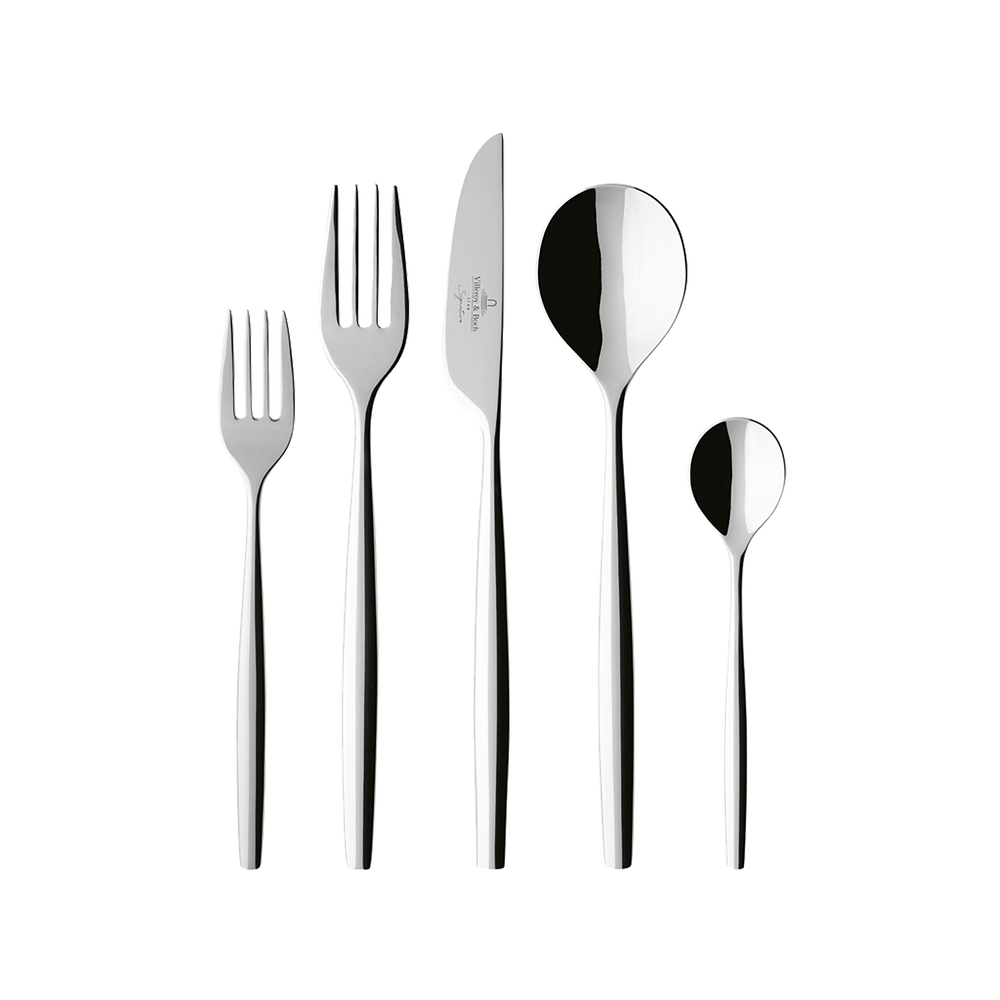 MetroChic 5-piece flatware set - stainless steel
