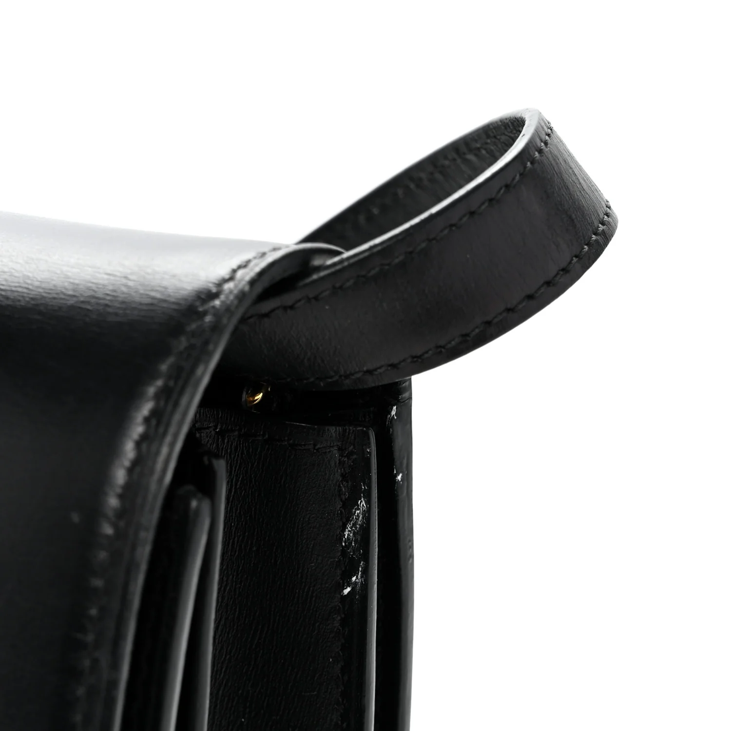Box Calfskin Medium Classic Box Flap Bag Black