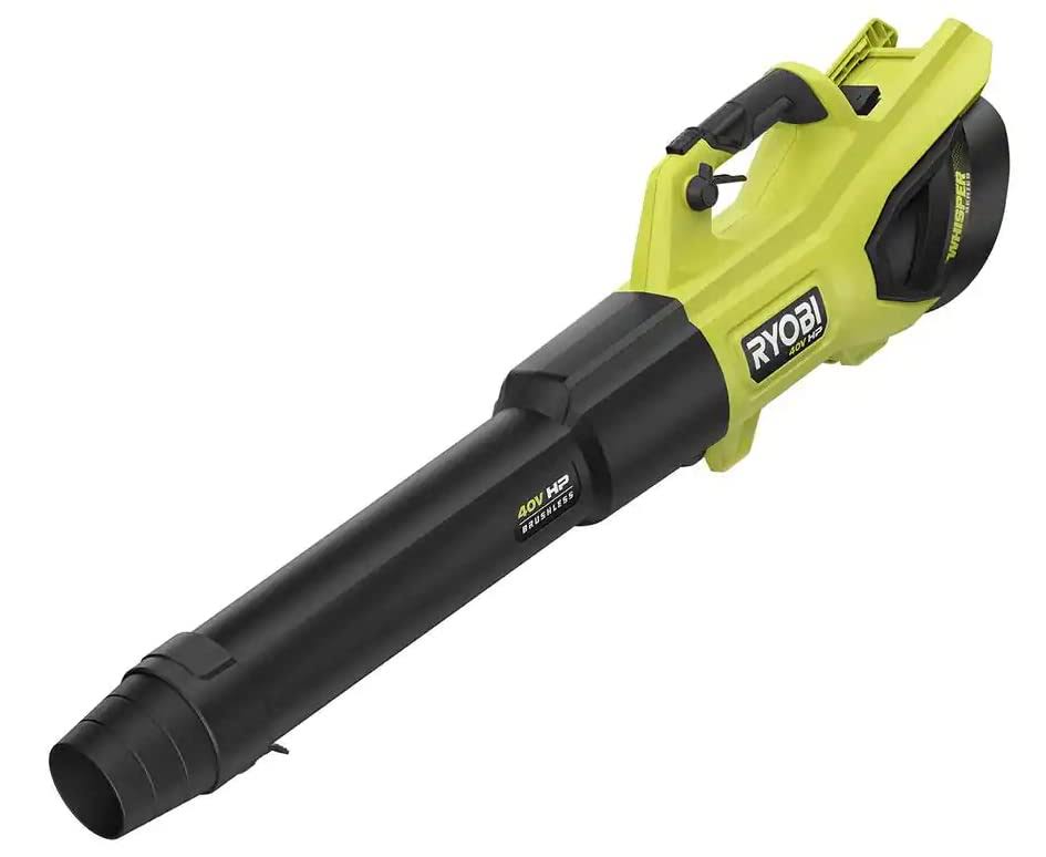 Ryobi 40V Whisper HP Brushless 190 MPH 730 CFM Cordless Battery Jet Fan Leaf Blower (Tool Only- Battery and Charger Not Included)