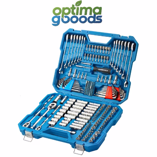 Channellock 225pc Mechanic's Tool Set SAE/Metric �C 1/4, 3/8, 1/2 Drives.