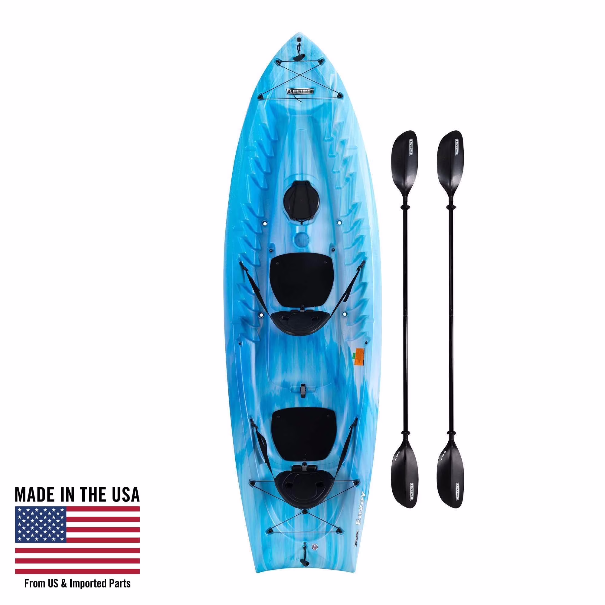 Envoy 10.5 Ft. Sit-on-Top Tandem Kayak, Sky Fusion (91192)(Sky Fusion)