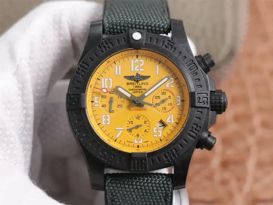Breitling Avenger Hurricane 12H XB0180E41I1W1 GF Factory Yellow Dial