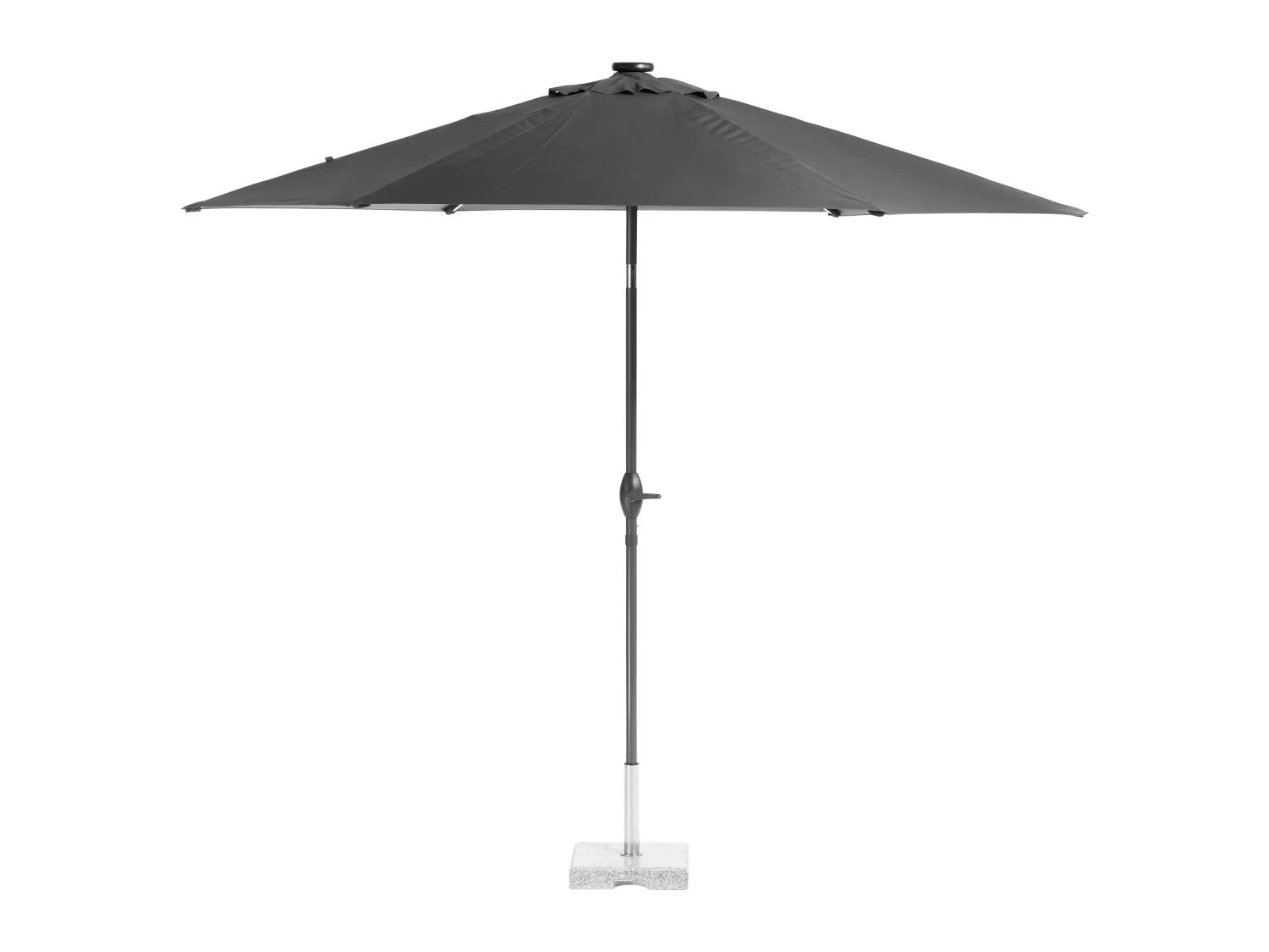 LIVARNO home Parasol avec clairage solaire  LED