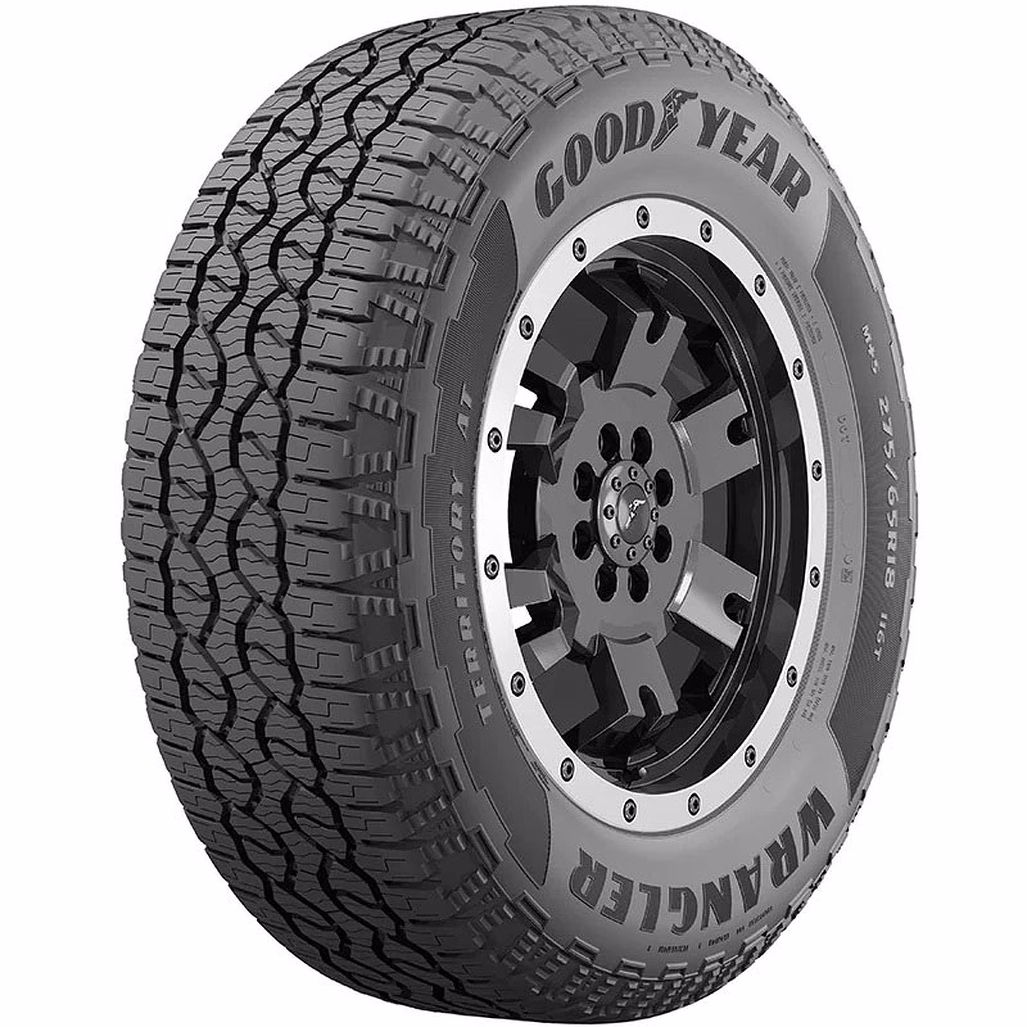 Set of 2 Goodyear Wrangler Territory AT 265/65R18 114T Tires