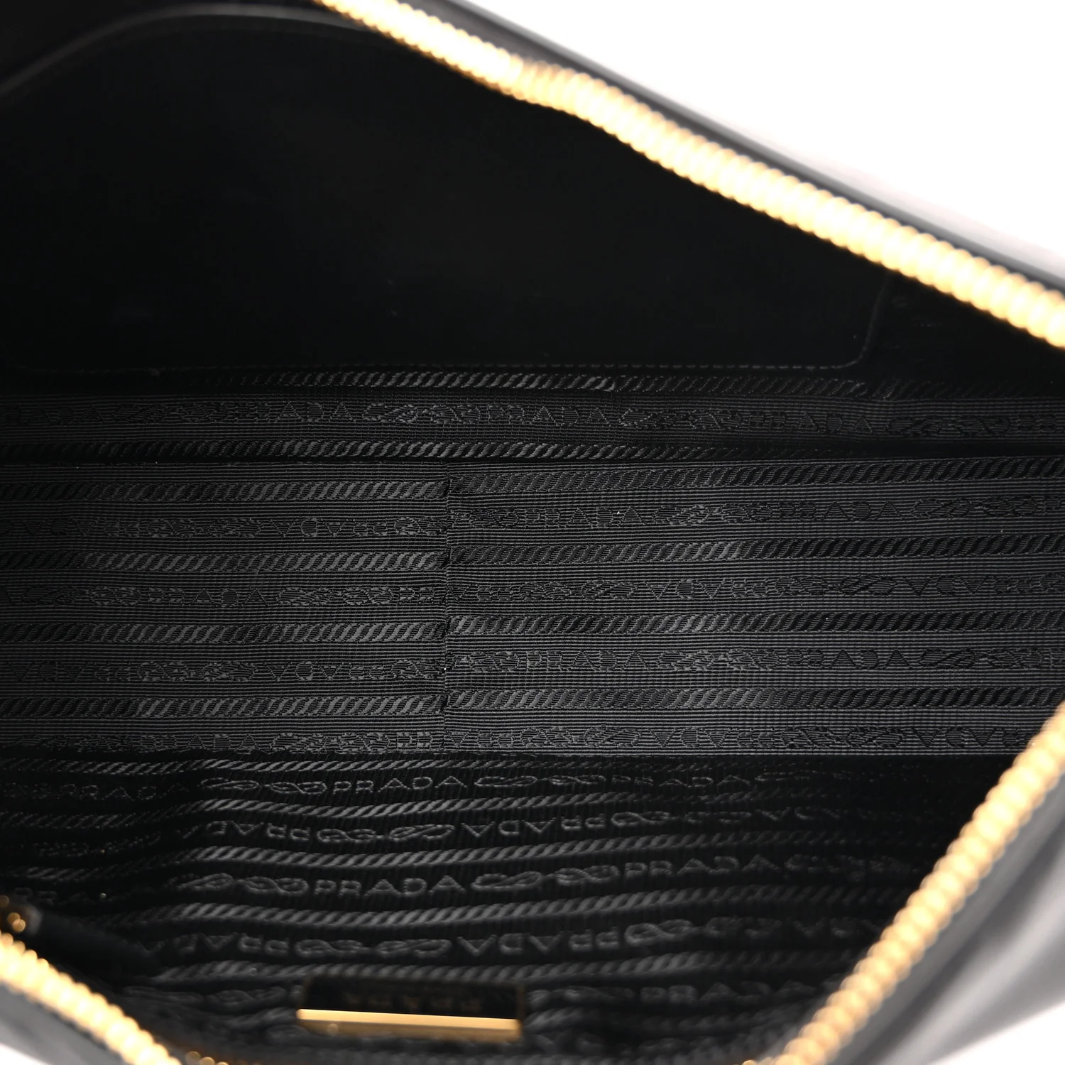 Re-Nylon Vitello Large Aimee Shoulder Bag Black