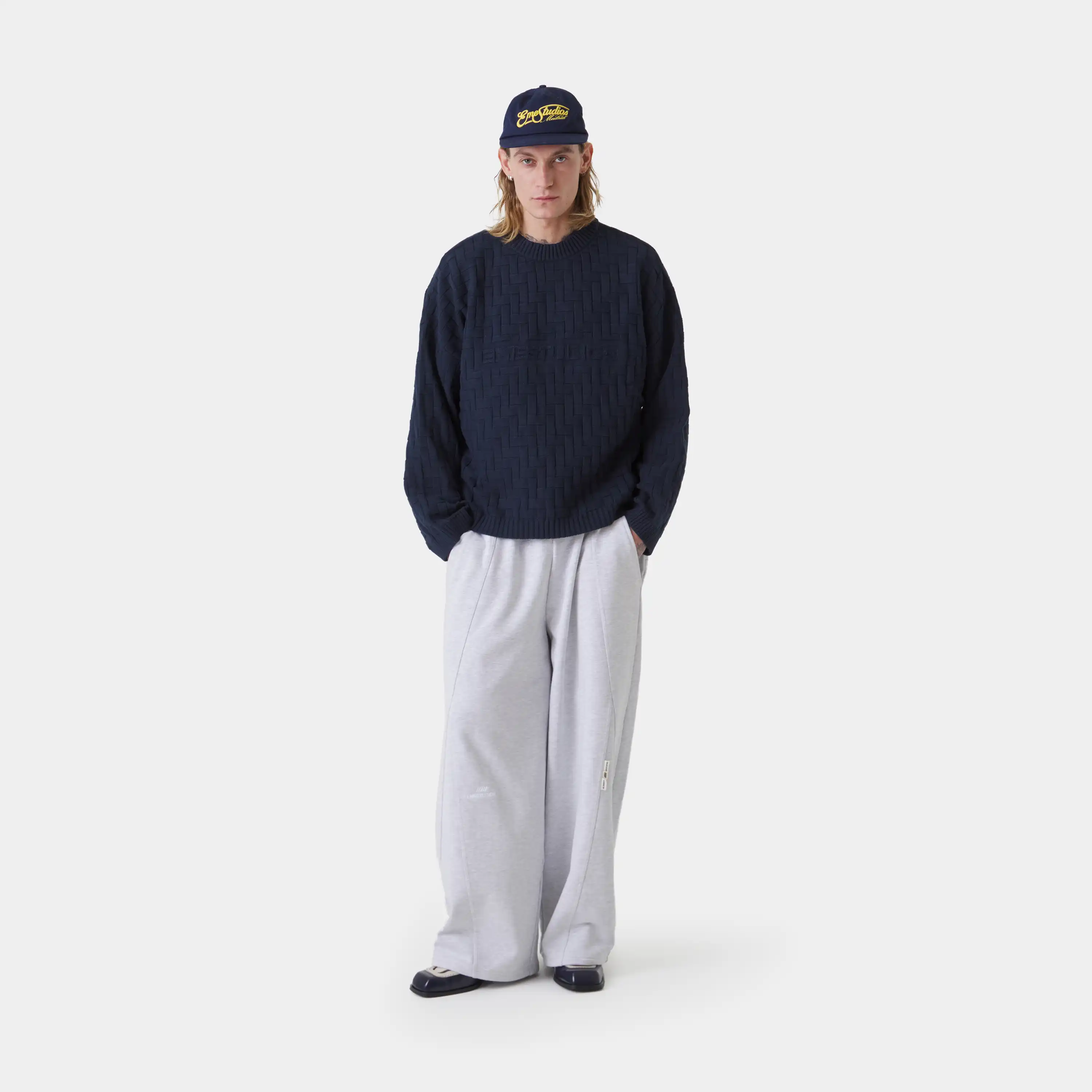 Brick Night Sky Knit Sweater