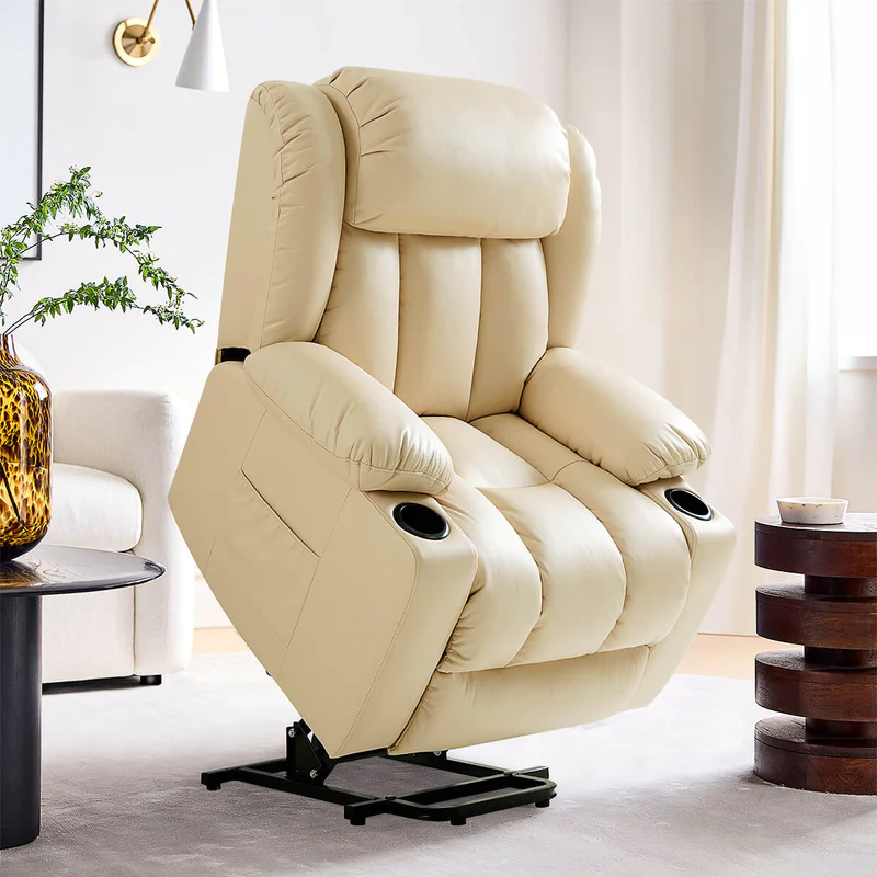 Fauteuil releveur de luxe en liquidation, avec chauffage et massage