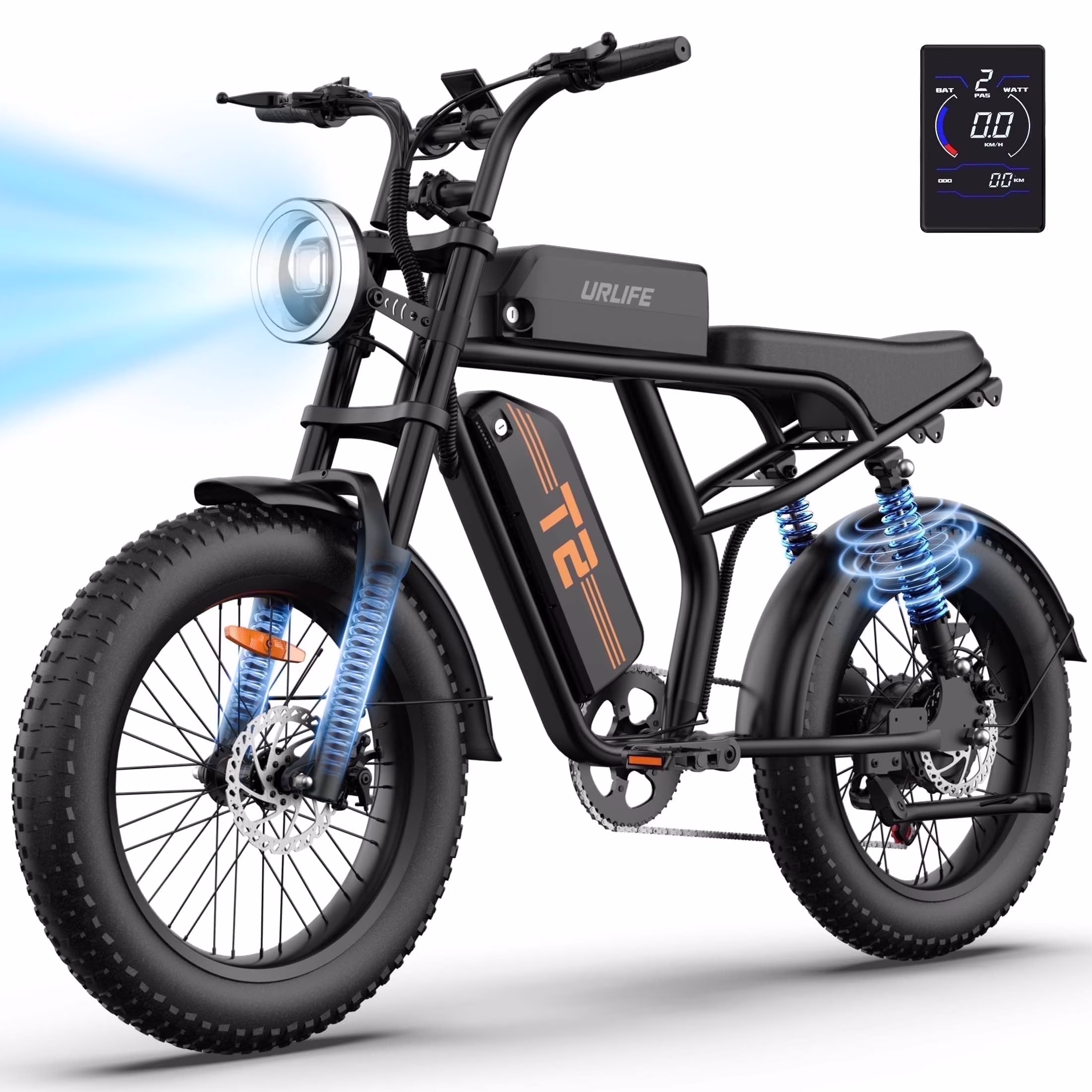 URLIFE 1500W Electric Bike for Adults, 20