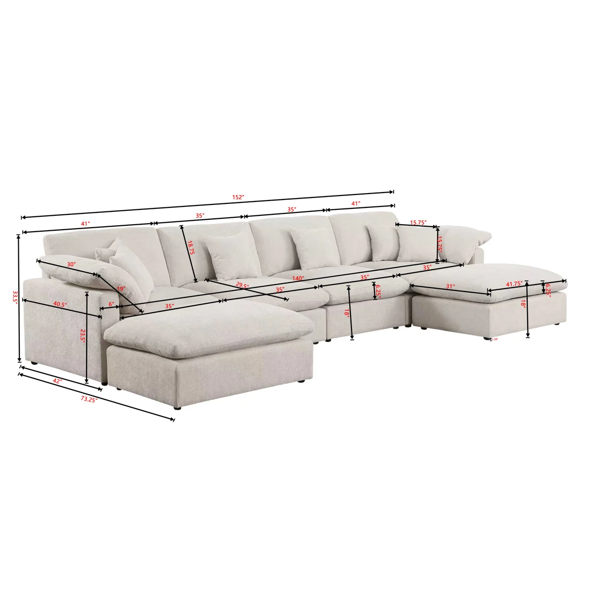 Deep Seating Detail