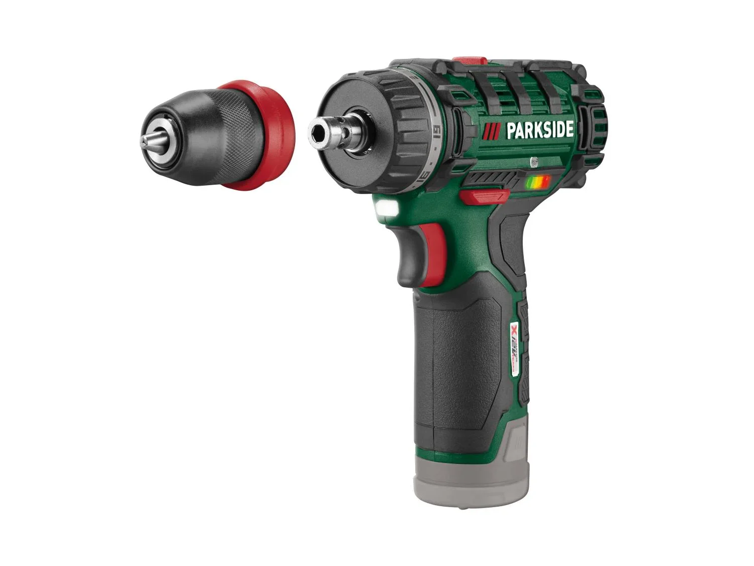 PARKSIDE Perceuse-visseuse sans fil PBSA 12 F5, 12 V