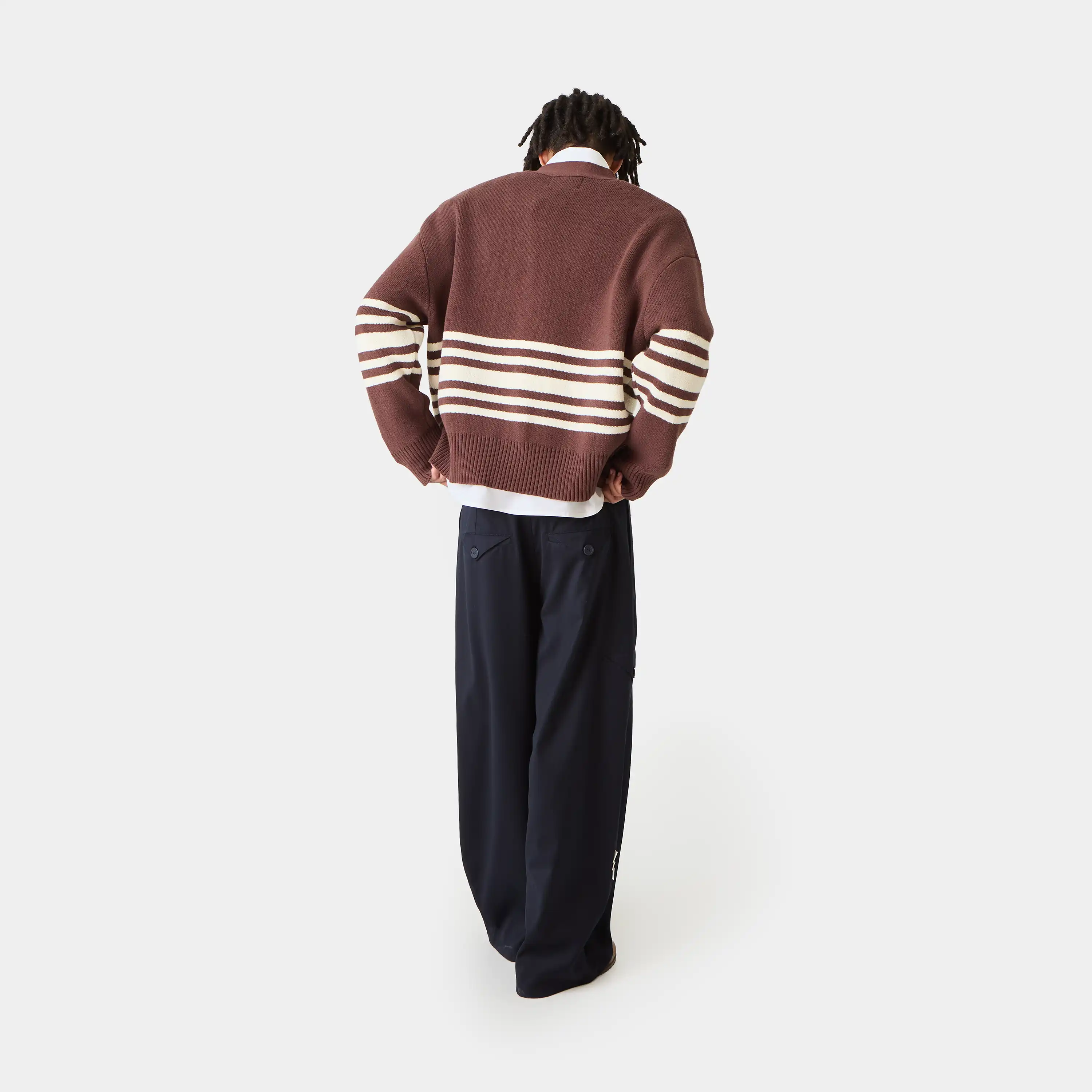 Pins Chocolate Cardigan