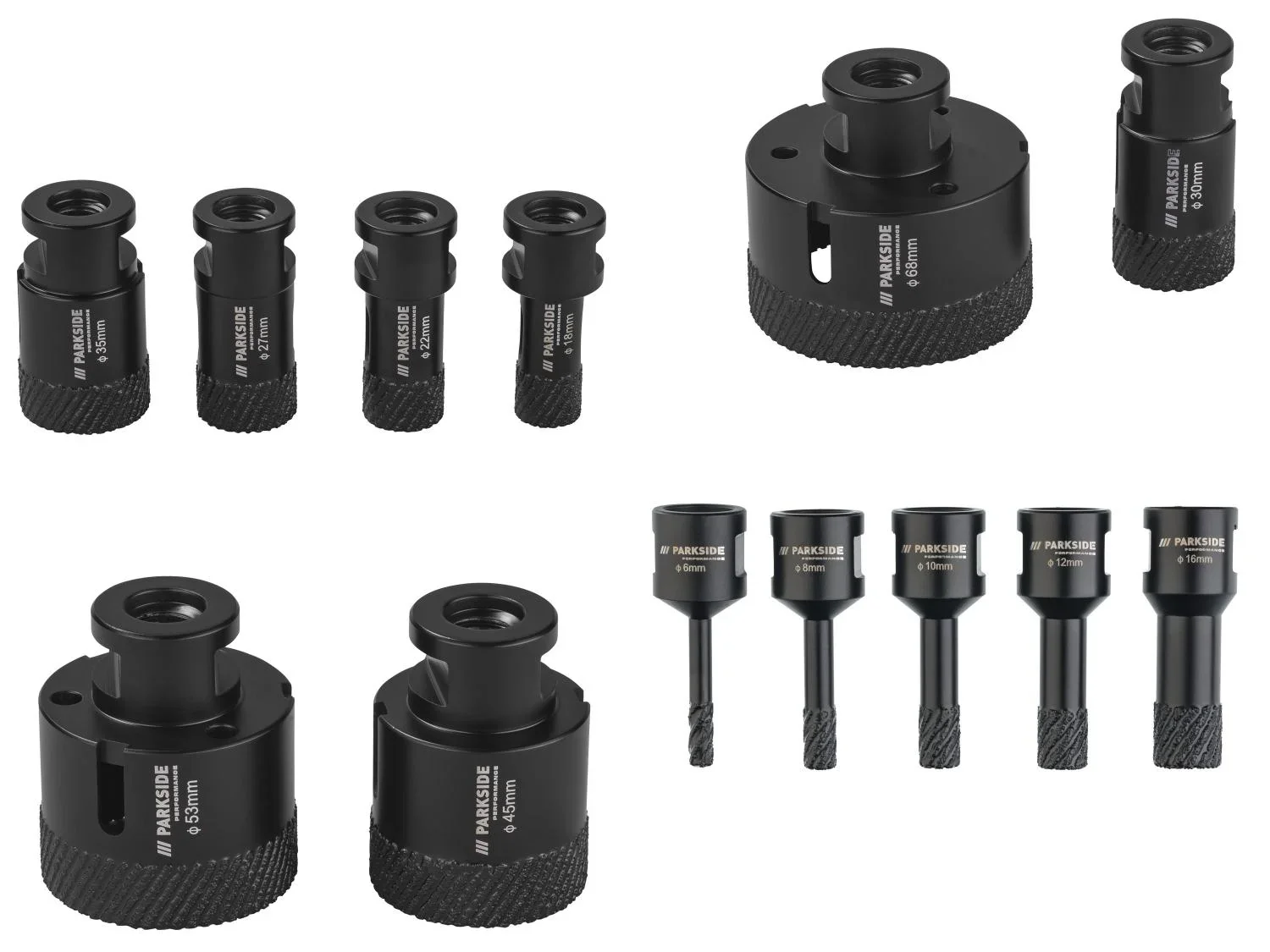PARKSIDE PERFORMANCE Set de trpans diamant