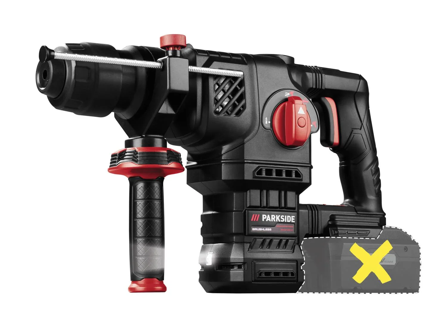 PARKSIDE PERFORMANCE Marteau perforateur PKHAP 205 A1 sans fil 20 V