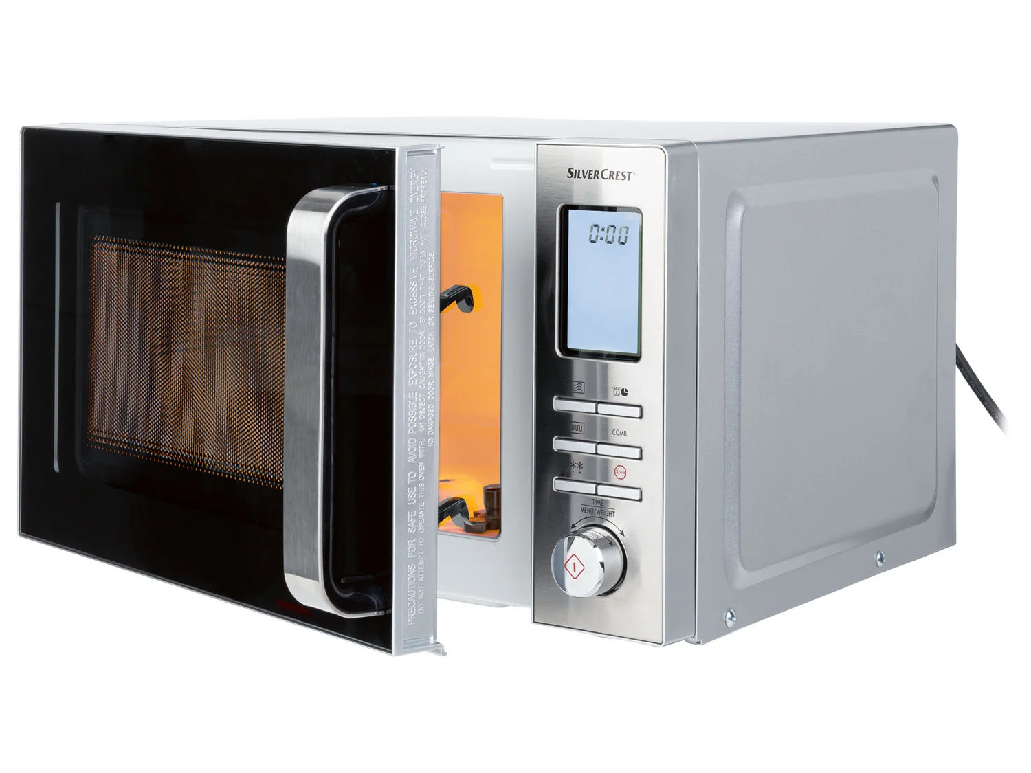 Four à micro-ondes numérique SILVERCREST SMW 800 F2, argent