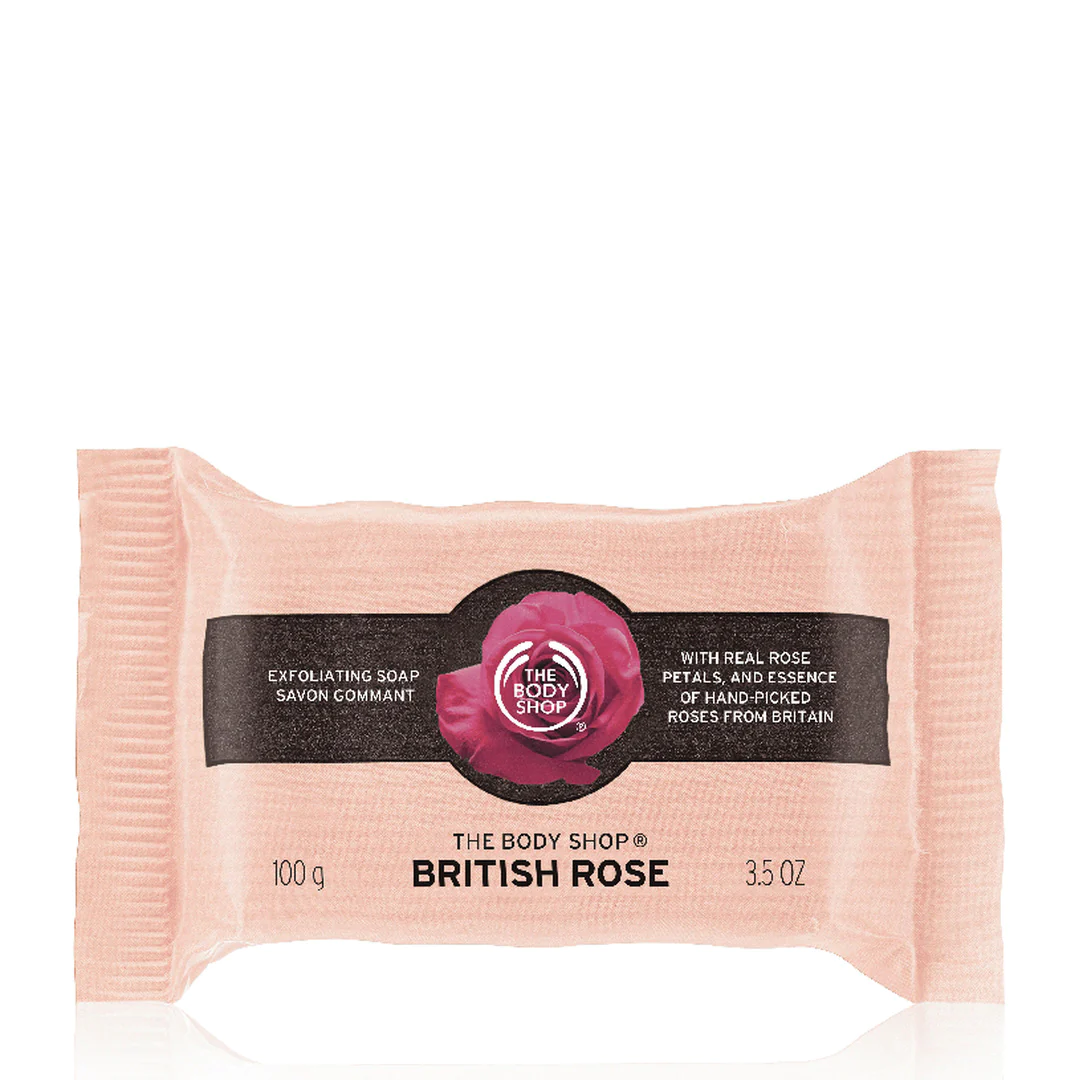 British Rose Exfoliating Soap