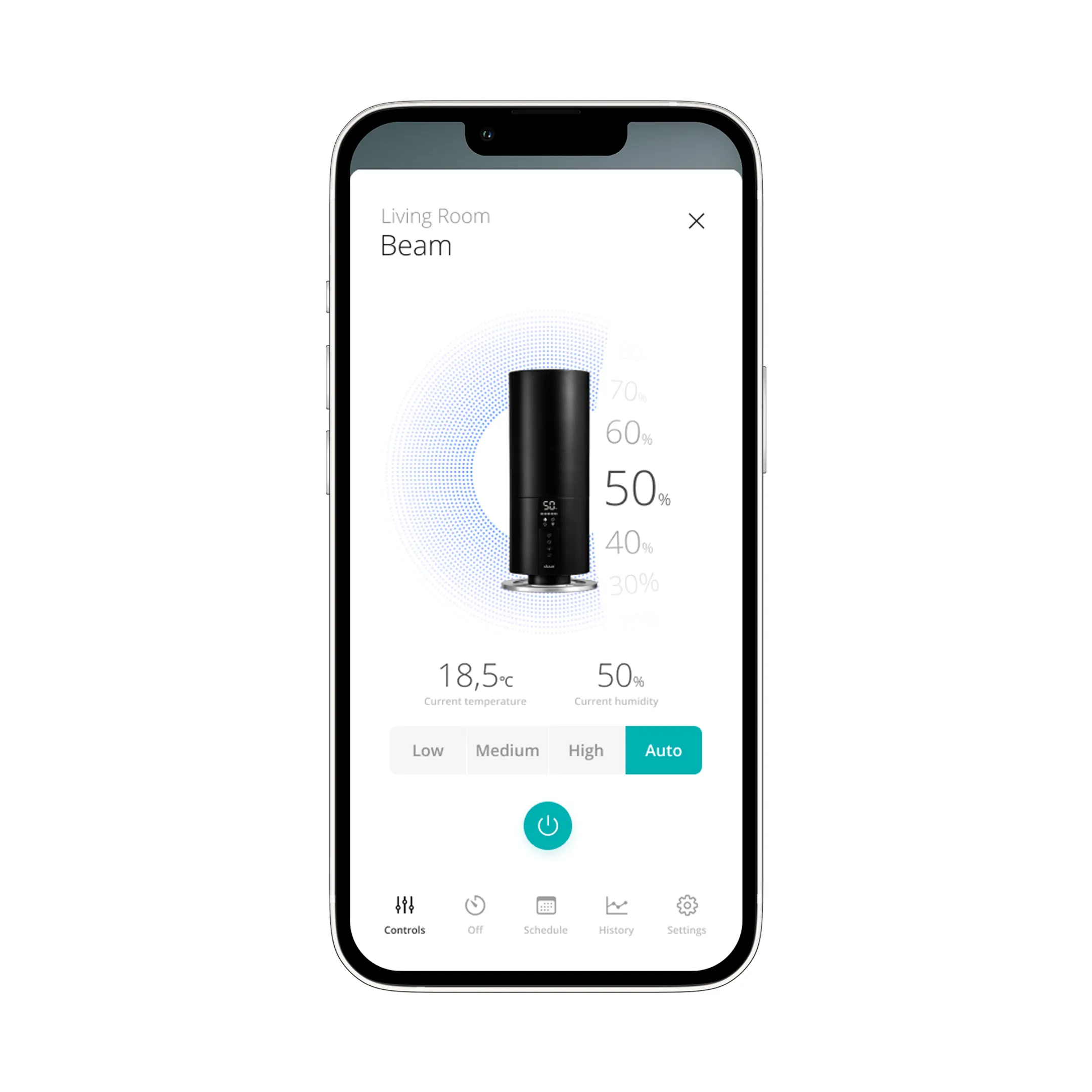 DUUX Luchtbevochtiger Beam Mini Black