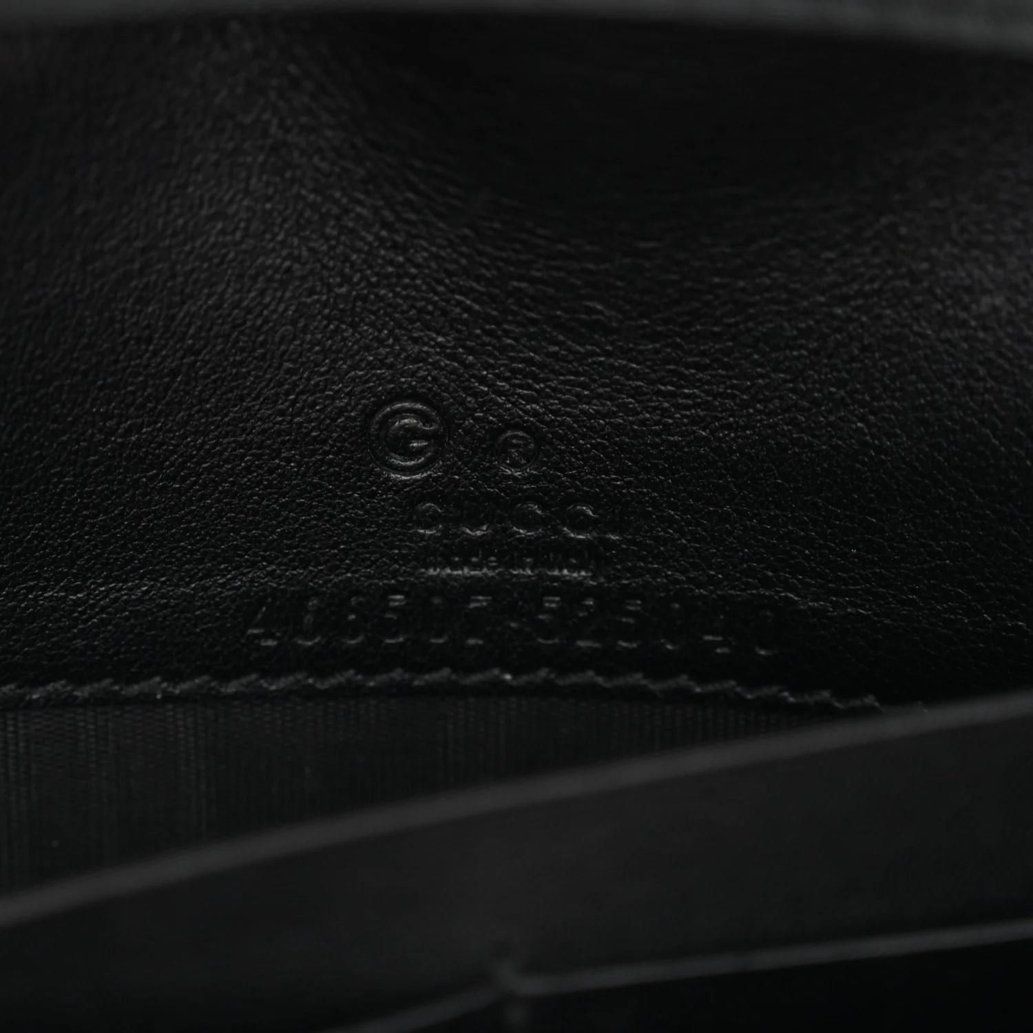 Soft Microguccissima Crossbody Wallet Black