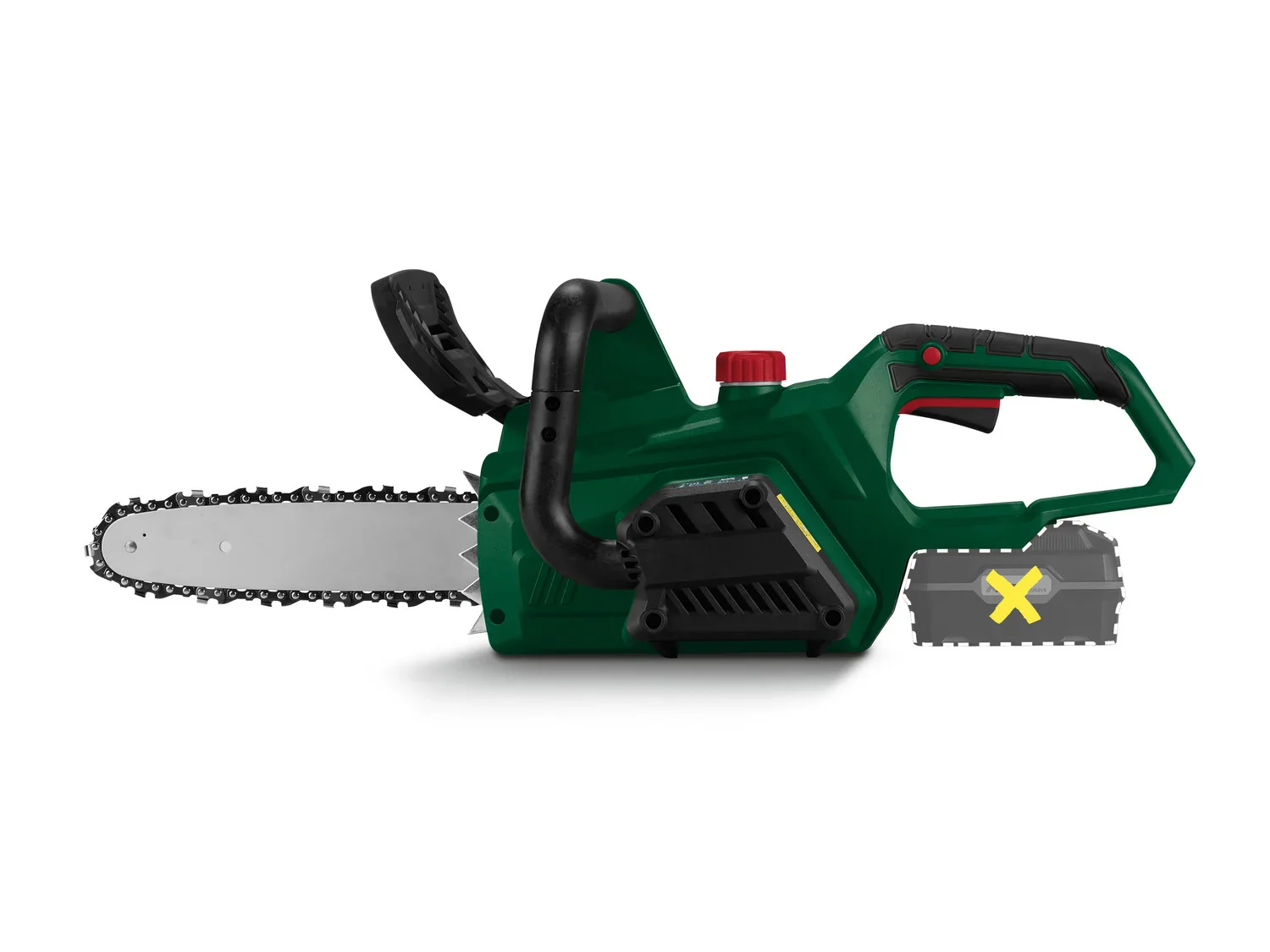 PARKSIDE Trononneuse sans fil PKSA 20-Li D4, guide 10, 20 V
