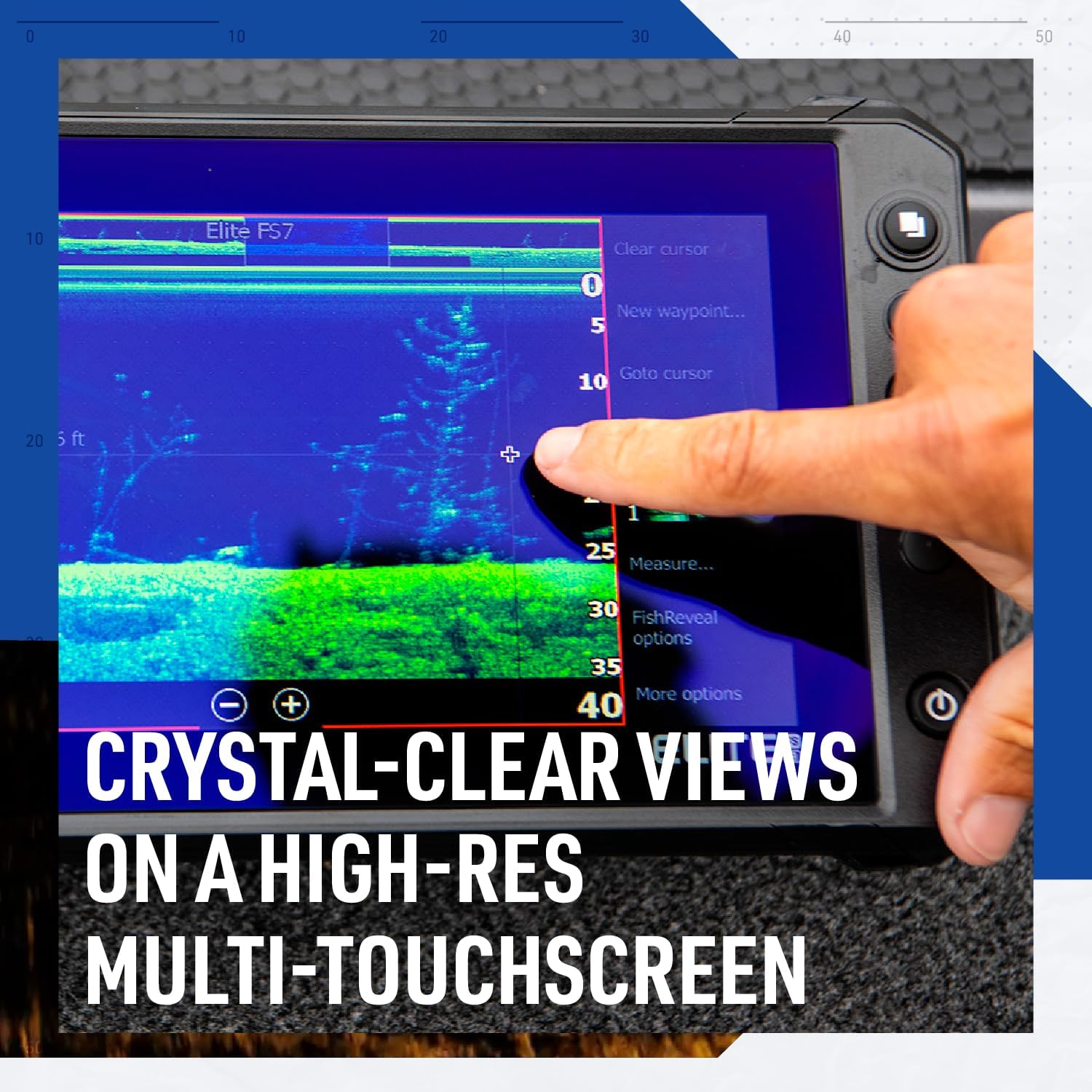 Lowrance Elite FS Fishfinder/Chartplotter  Available with and Without Transducer