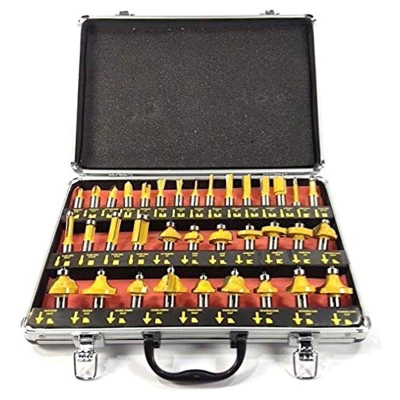 EDMBG Router Bits 35pc Set 1/4