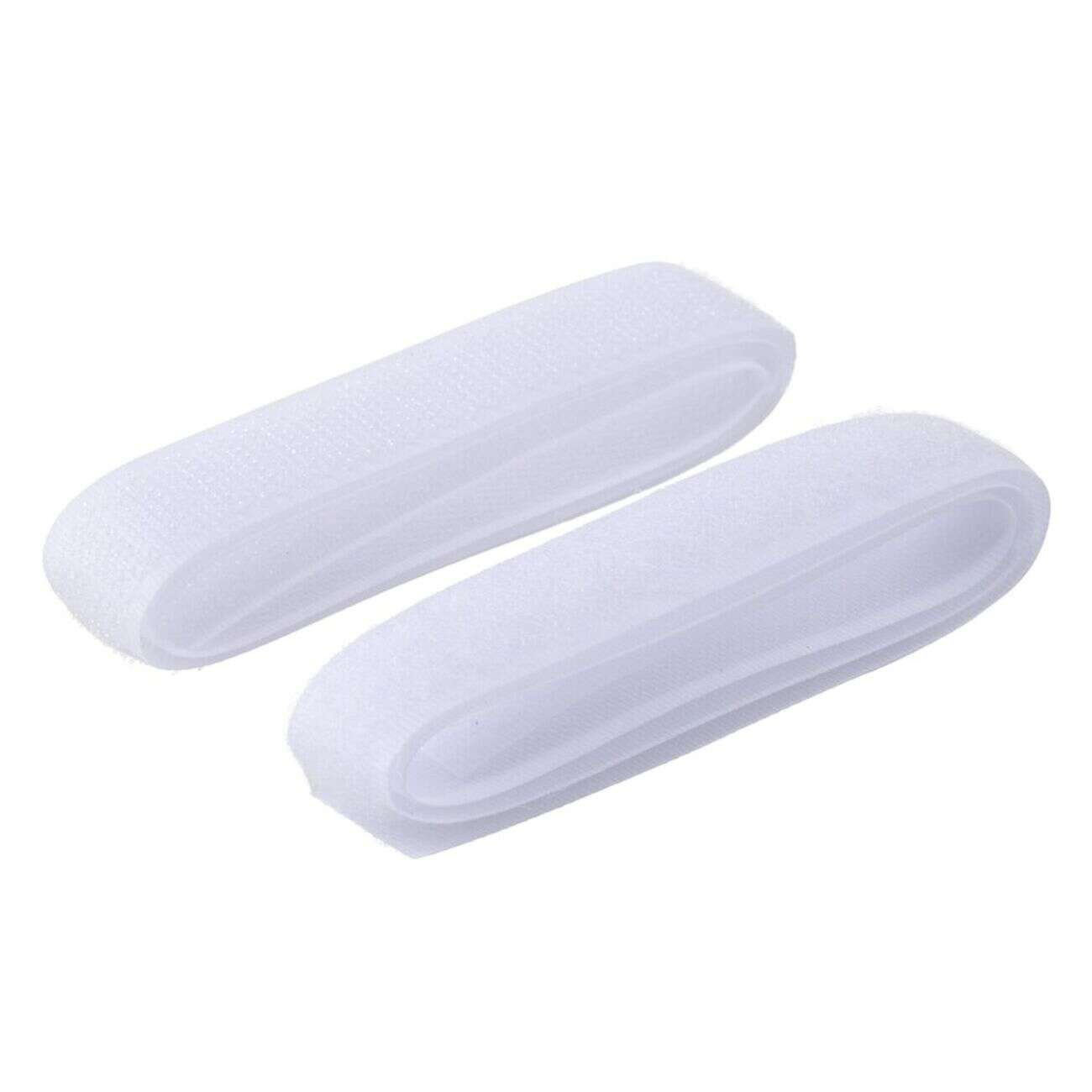 Ruban auto agrippant à coudre 20mm blanc